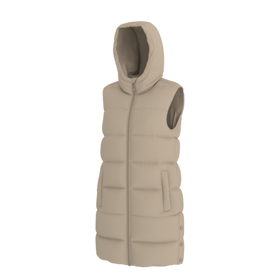ESMARA Dames bodywarmer (Beige, M (40/42)) afbeelding 1