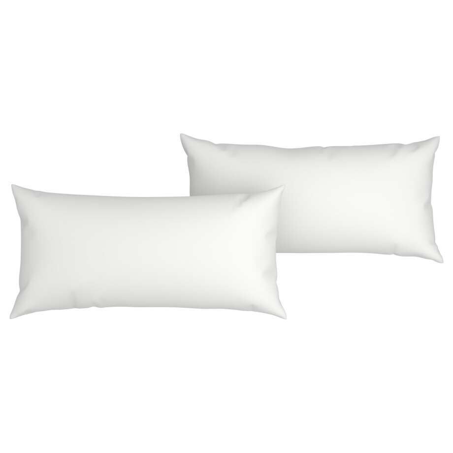 LIVARNO home 2 Mousseline kussenslopen 80 x 40 cm (Wit) afbeelding 1