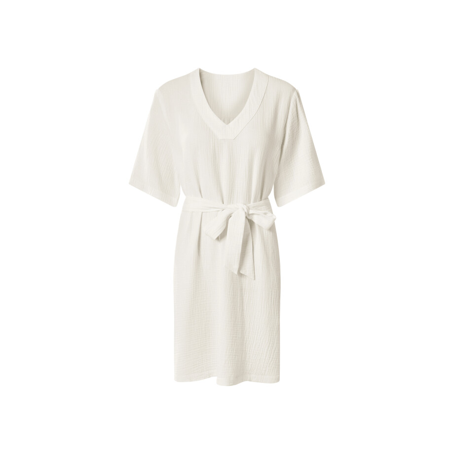 ESMARA Mousseline dames jurk (Wit, S (36/38)) ESMARA Mousseline dames jurk (Wit, S (36/38)) afbeelding 1