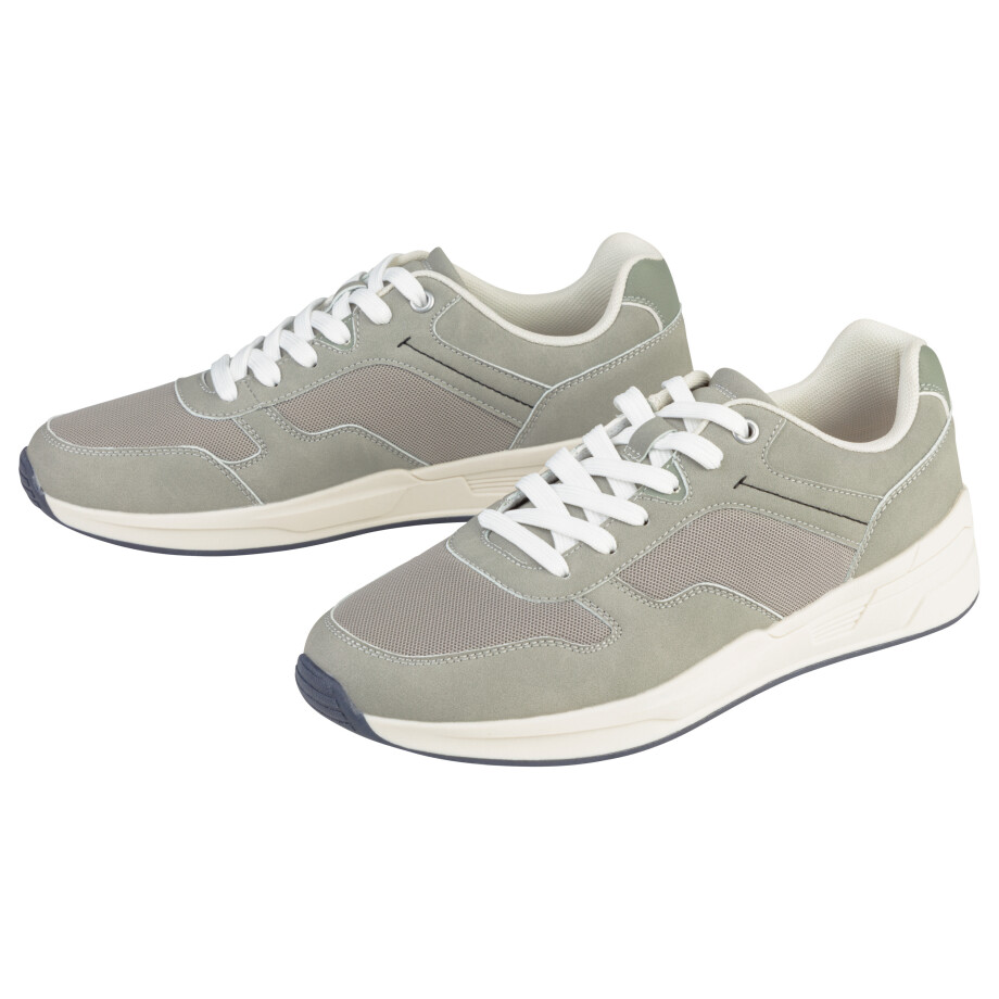 LIVERGY Heren sneakers (Grijs, 43) afbeelding 1