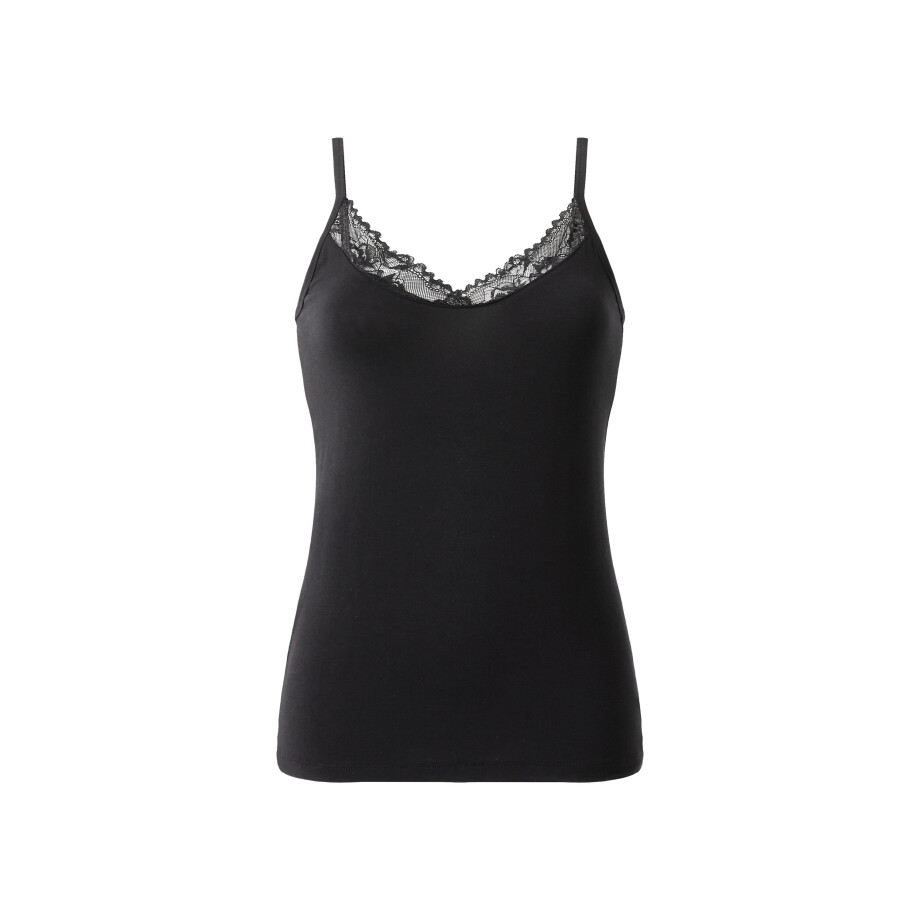 esmara Dames spaghettitop (Antraciet, XL (48/50)) esmara Dames spaghettitop (Antraciet, XL (48/50)) afbeelding 1