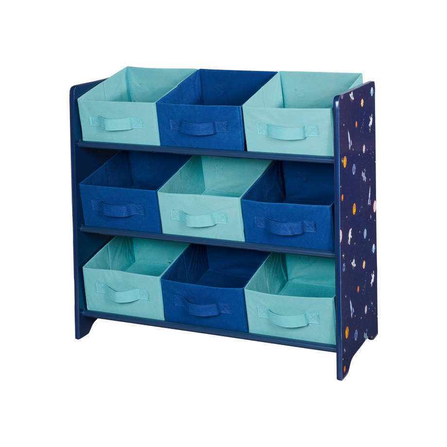 LIVARNO home Kast met textielboxen (Blauw) LIVARNO home Kast met textielboxen (Blauw) afbeelding 1