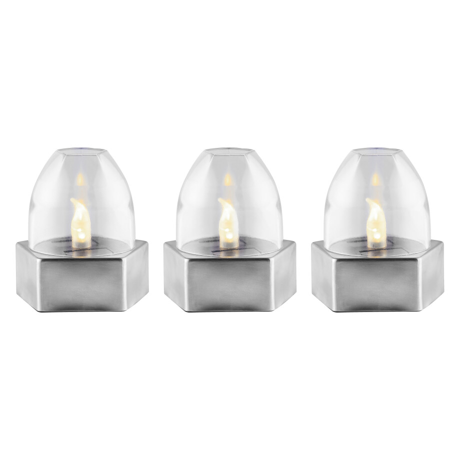LIVARNO home 3 LED-solar-lampen (3 solar led-lampen) afbeelding 1