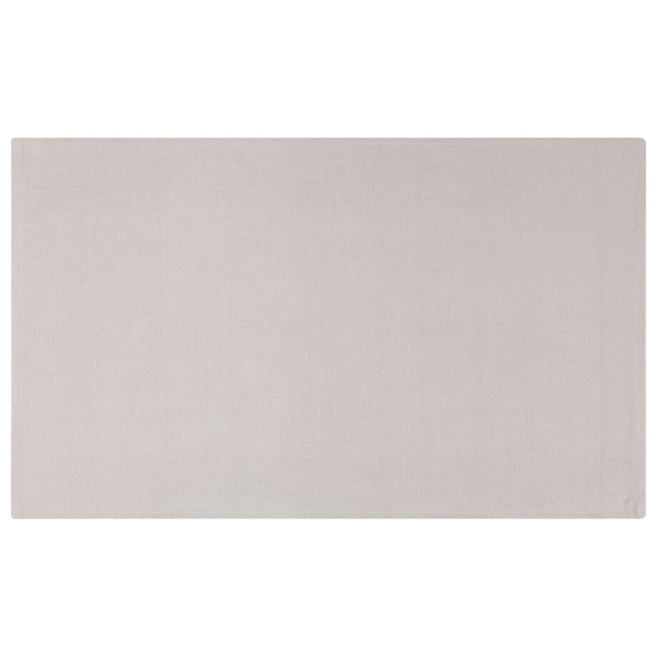 LIVARNO home Katoenen vloerkleed 67 x 120 cm (Lichtgrijs) afbeelding 1