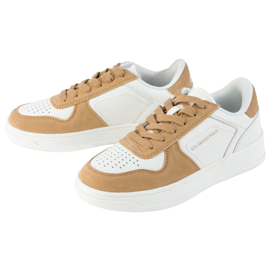 esmara Dames sneaker (Wit/bruin, 38) afbeelding 1