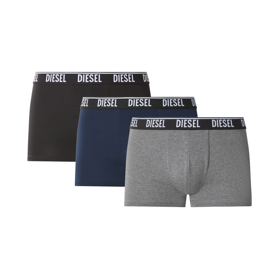 DIESEL Set van 3 heren boxers (Zwart/navy/grijs, M) DIESEL Set van 3 heren boxers (Zwart/navy/grijs, M) afbeelding 1