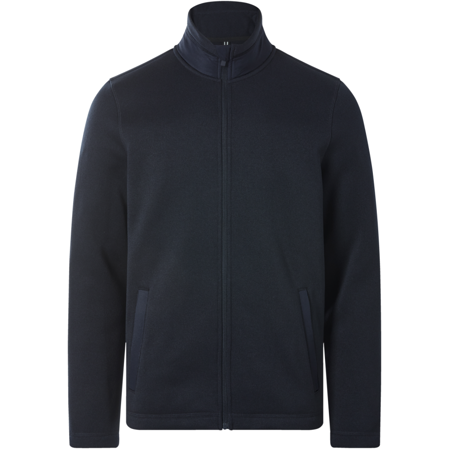 ESMARA MEN Heren gebreid fleecevest (Marineblauw, M) afbeelding 1