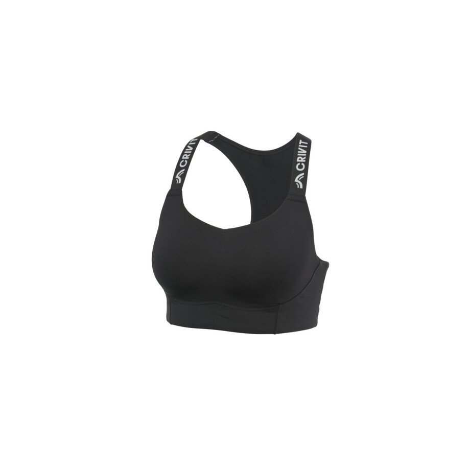 CRIVIT Dames sport-bh (Zwart, M (40/42)) afbeelding 1