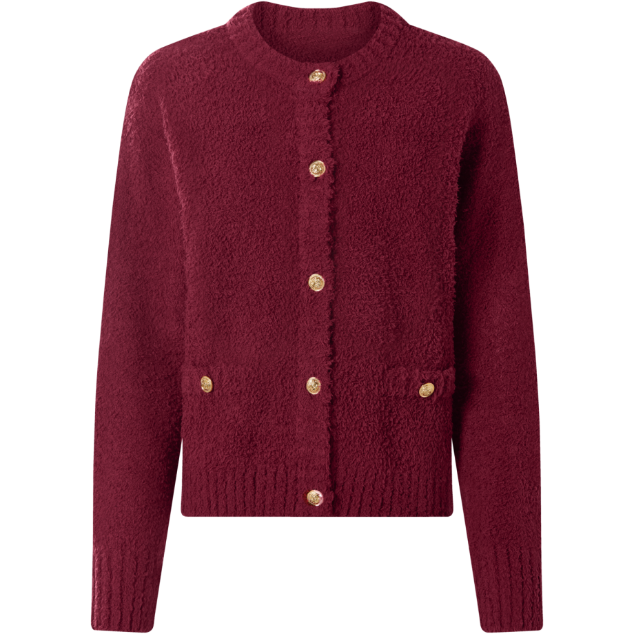 ESMARA Dames cardigan (Bordeaux, L (44-46)) ESMARA Dames cardigan (Bordeaux, L (44-46)) afbeelding 1