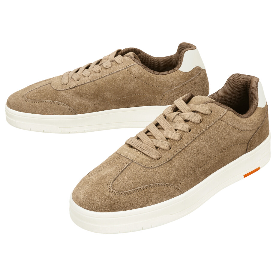 ESMARA MEN Heren schoenen, leer (Taupe, 44) afbeelding 1
