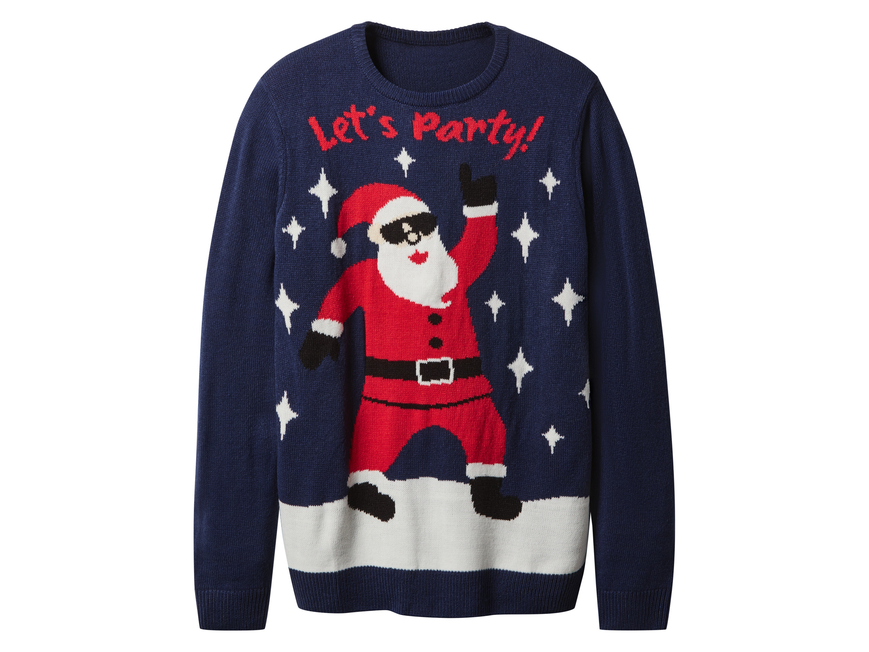 esmara Men Heren kersttrui met lampjes (Marineblauw, XL) esmara Men Heren kersttrui met lampjes (Marineblauw, XL) afbeelding 1