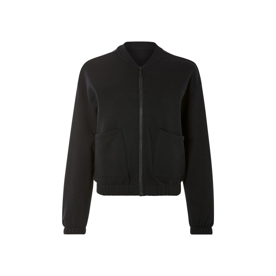 esmara Dames sweatvest (Zwart, S (36/38)) afbeelding 1