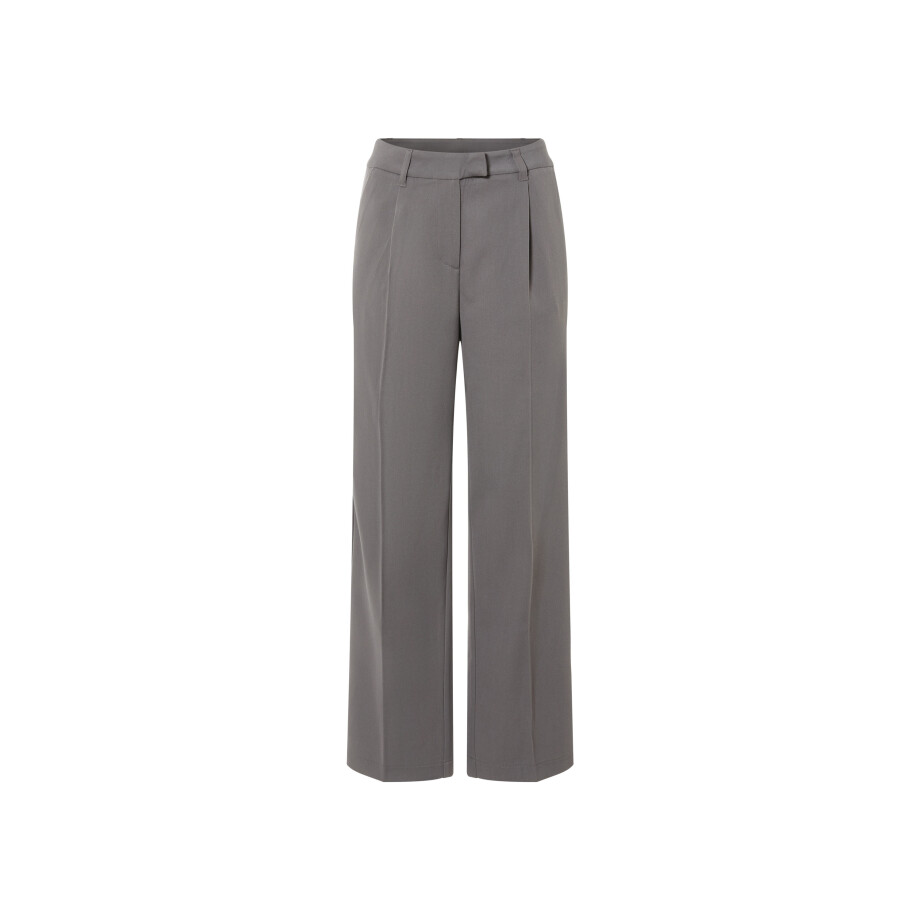 esmara Dames broek - Wide Leg (Grijs, 40) afbeelding 1