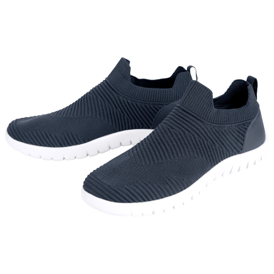 LIVERGY Heren sneakers (Marineblauw, 44) afbeelding 1