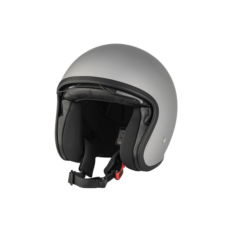 ULTIMATE SPEED Scooter helm met vizier S (Zilvergrijs mat) ULTIMATE SPEED Scooter helm met vizier S (Zilvergrijs mat) afbeelding 1