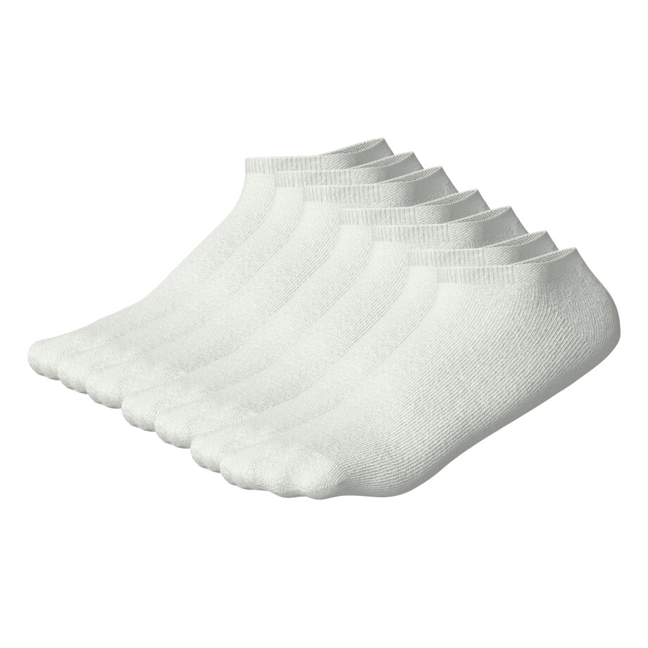 esmara 7 Paar enkelsokken (Wit, 39/42) afbeelding 1