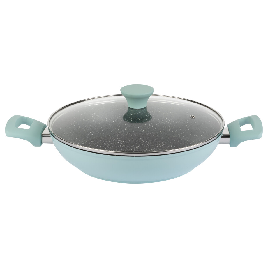 ERNESTO Aluminium serveerpan Ø 28 cm (Blauw) afbeelding 1