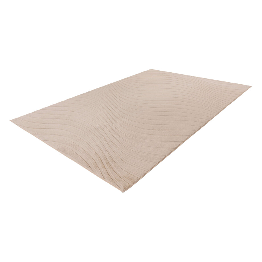 KAYOOM Vloerkleed Kierk - laagpolig & warme kleuren (325, Beige, 160 x 230 cm) afbeelding 1