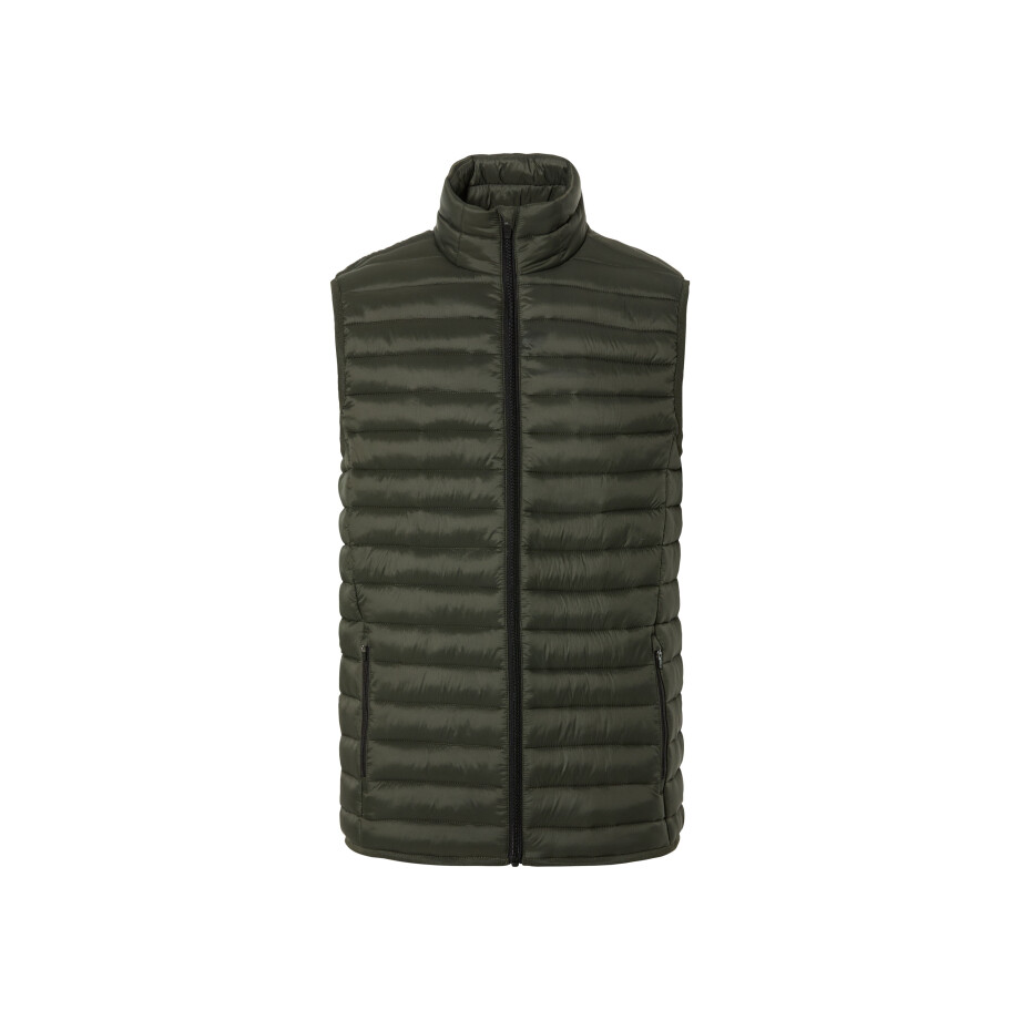 LIVERGY Heren bodywarmer (Olijfgroen, M) afbeelding 1