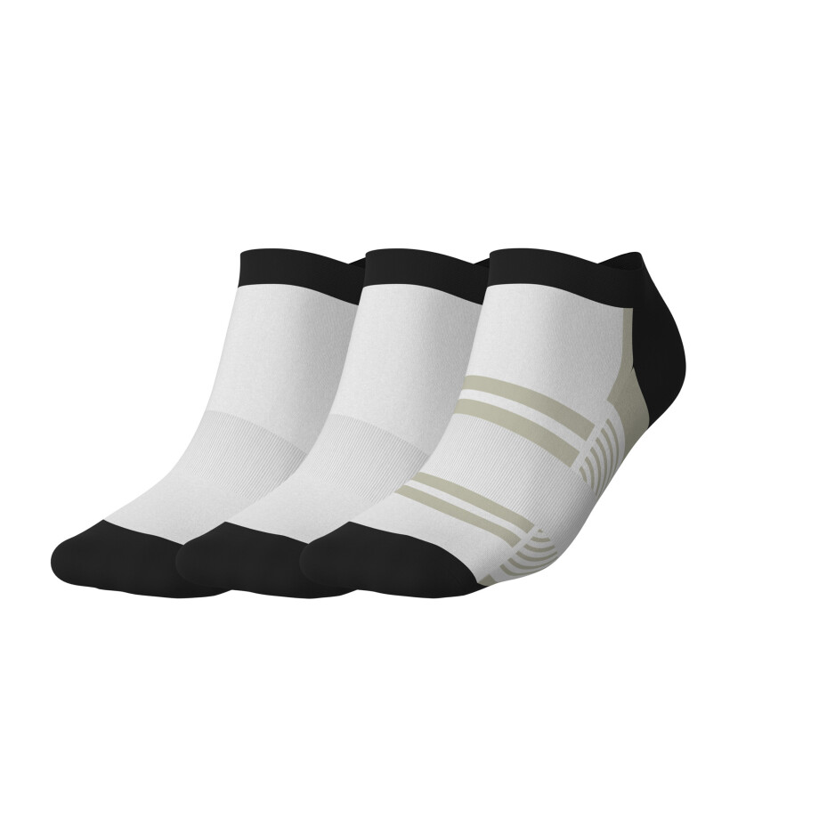 CRIVIT 3 Paar dames sportsokken (wit/zwart, 35-38) afbeelding 