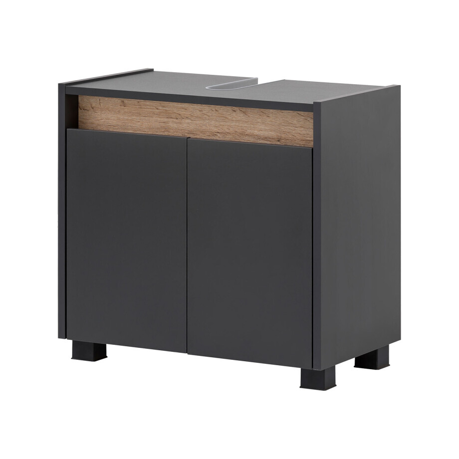 Schildmeyer Onderkast wastafel Cosmo (Antraciet, Breite 56,9 cm) afbeelding 1