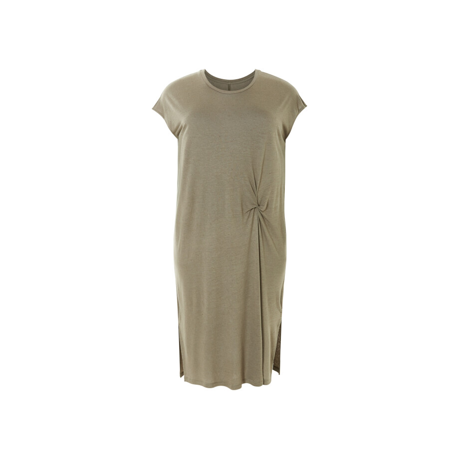 esmara Linnen damesjurk (Kaki, 3XL (56/58)) afbeelding 1