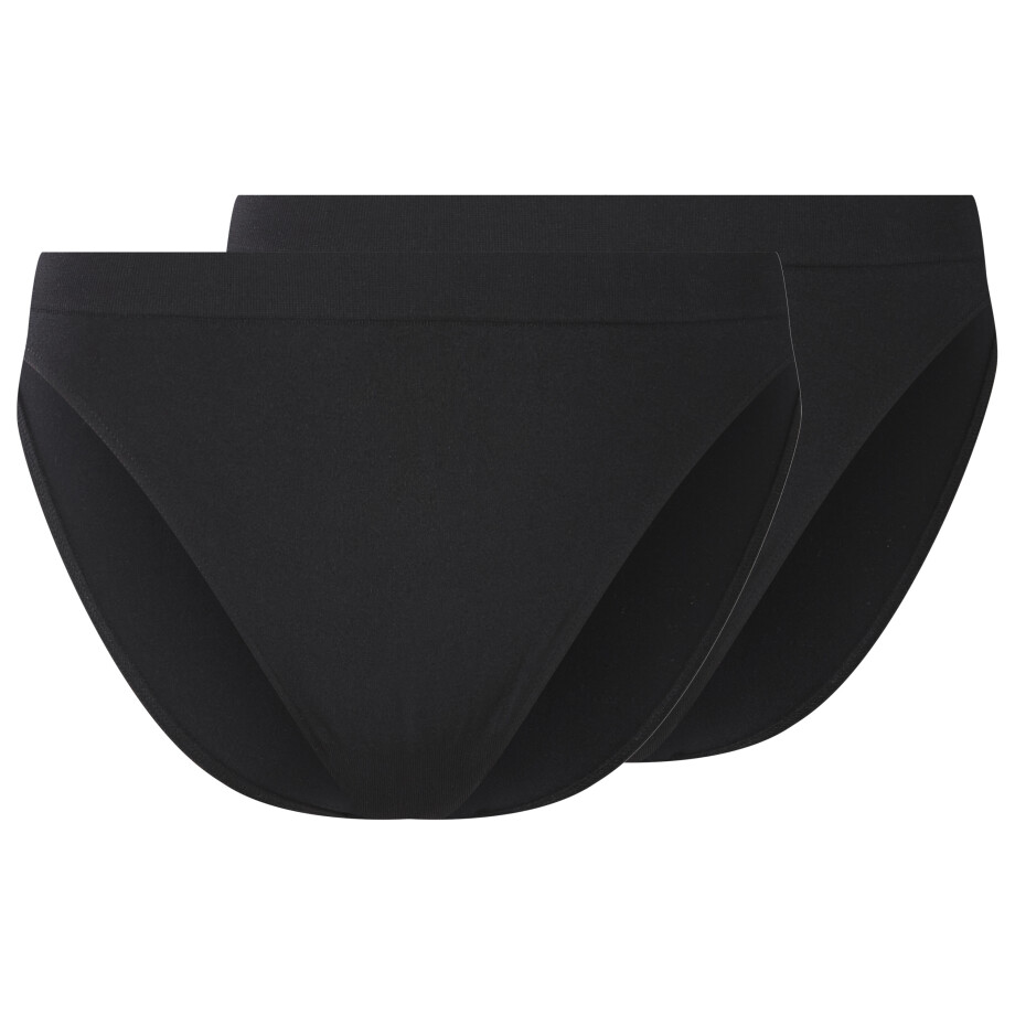 esmara Set van 2 dames onderbroeken (Zwart, M (40/42)) afbeelding 1