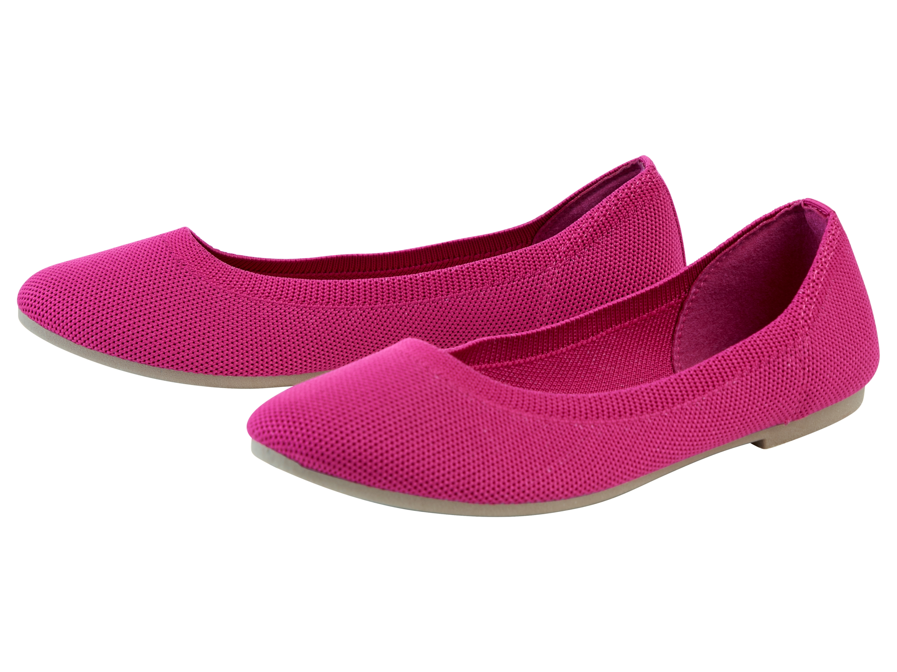 esmara Dames ballerina's (Roze, 36) afbeelding 1