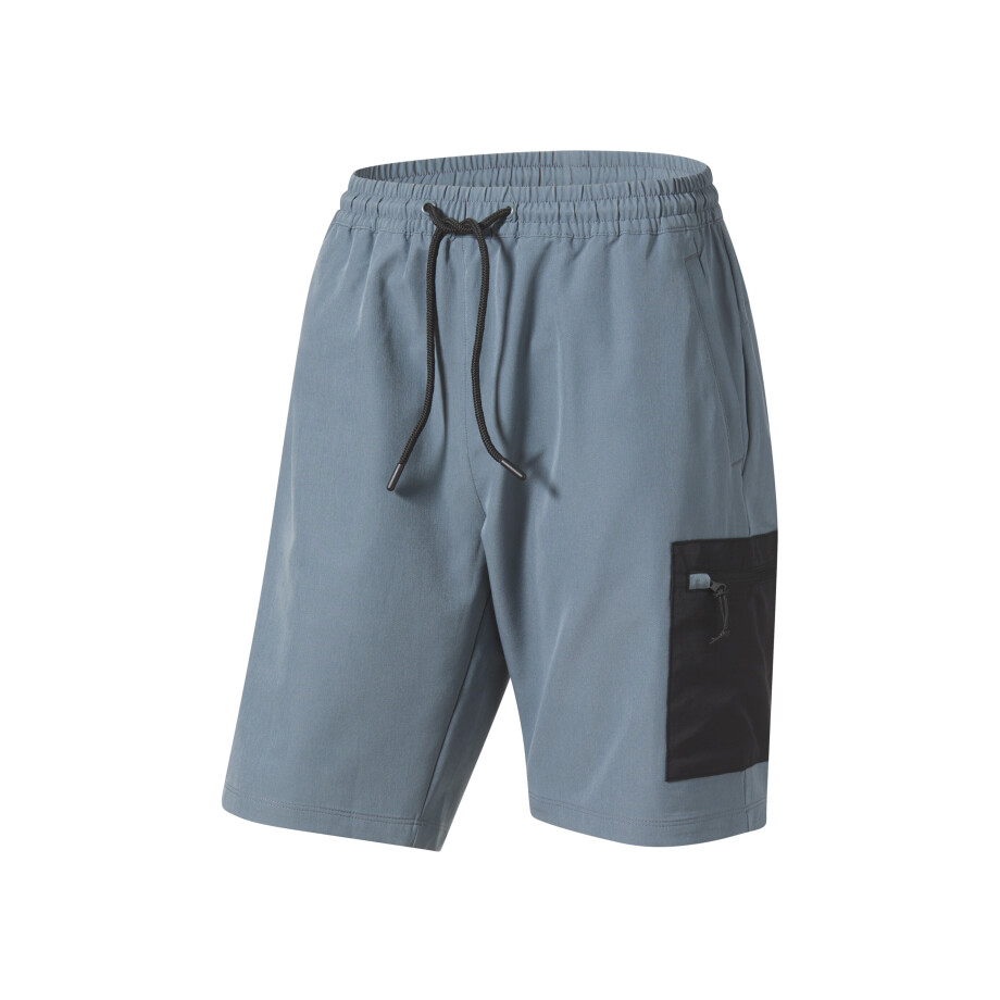 CRIVIT Heren korte sportbroek (Grijs/blauw, S) CRIVIT Heren korte sportbroek (Grijs/blauw, S) afbeelding 1