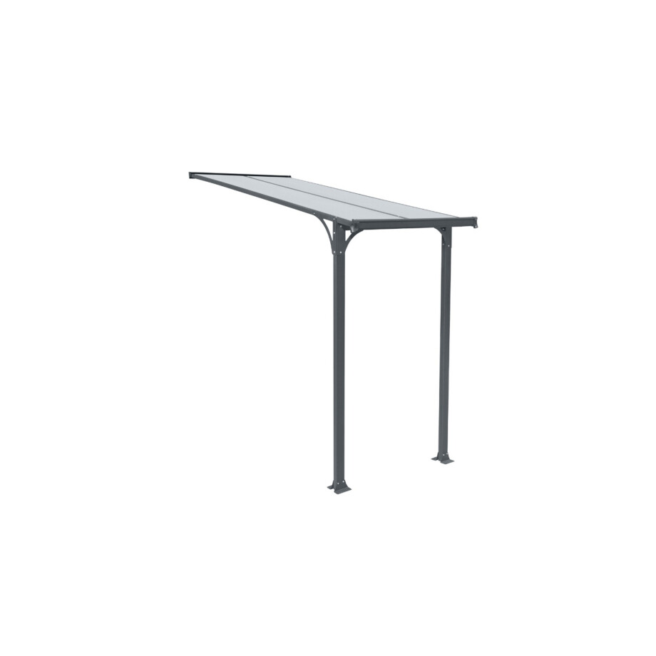HOME DELUXE Voordeur luifel CUBIS, verschillende maten. (S 150 x 150 cm, Antraciet) afbeelding 1