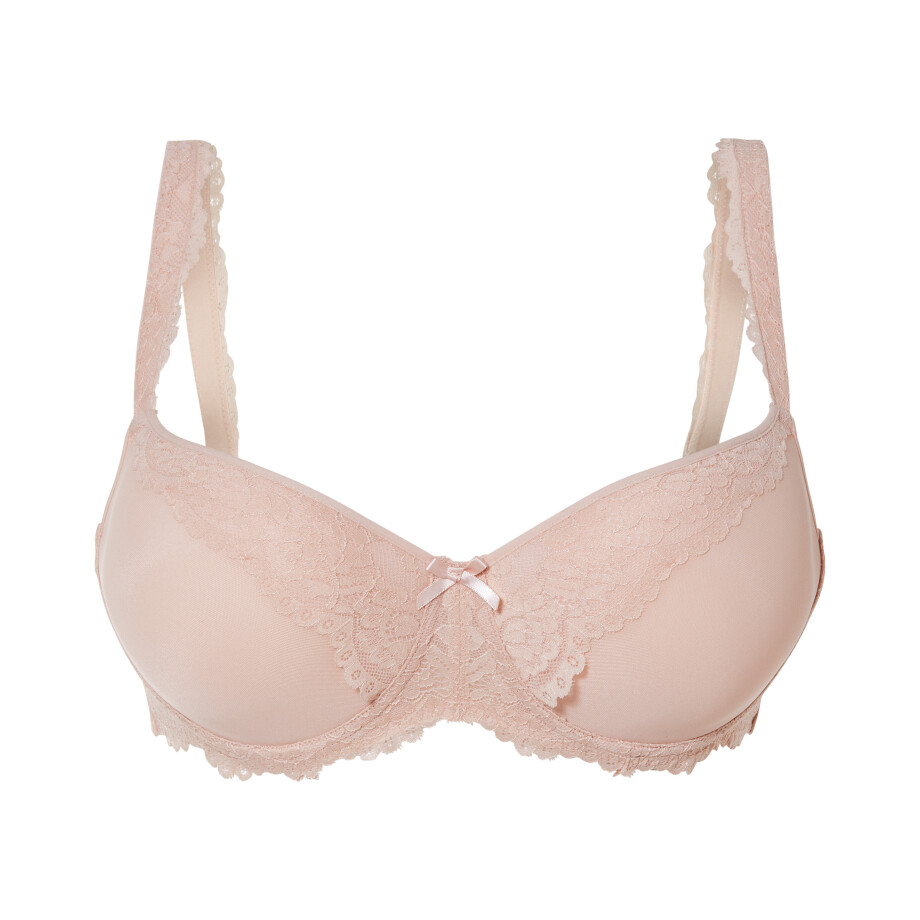 esmara Dames spacer BH met kant (90C, Lichtroze) afbeelding 1