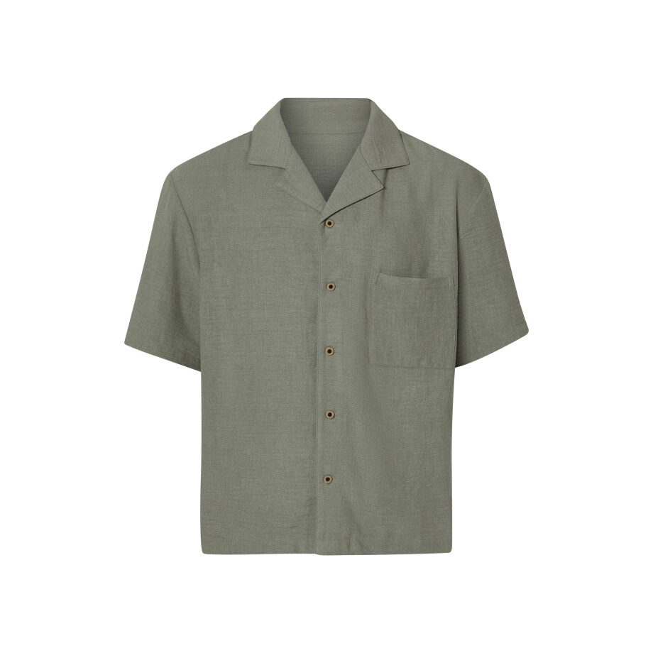 esmara Men Heren overhemd (Groen, XL) afbeelding 1