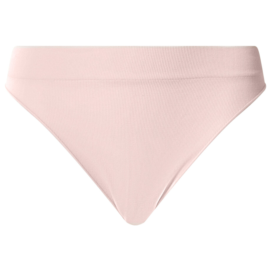 ESMARA Set van 3 geribde dames strings (Lichtroze, L (44/46)) ESMARA Set van 3 geribde dames strings (Lichtroze, L (44/46)) afbeelding 1