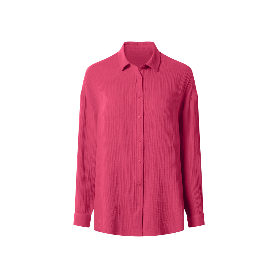 ESMARA Mousseline dames blouse (Roze, S (36/38)) afbeelding 1