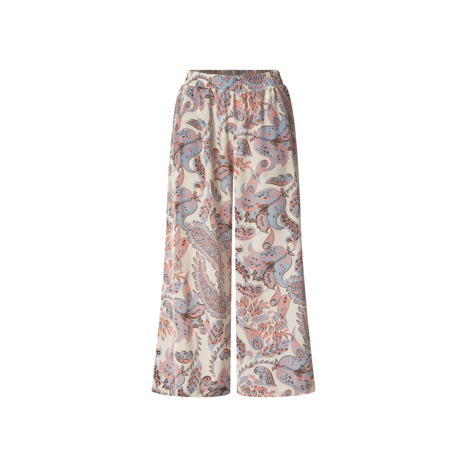 esmara Dames culotte - 7/8 lengte - met stretch (Crème/blauw, 36) afbeelding 1