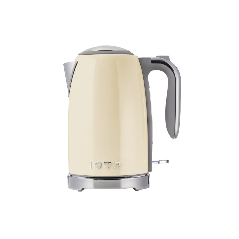 SILVERCREST Waterkoker, 1,7 L, retro (Crème) SILVERCREST Waterkoker, 1,7 L, retro (Crème) afbeelding 1
