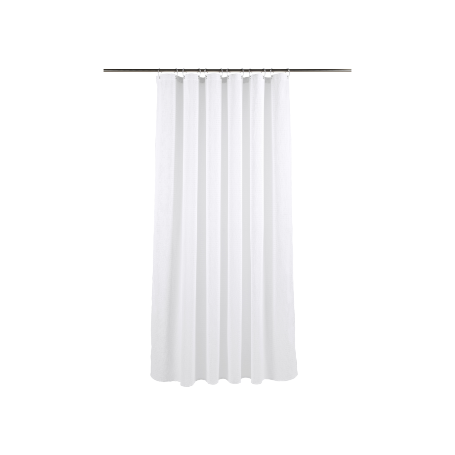 LIVARNO home Douchegordijn 180 x 200 cm (Wit) afbeelding 1