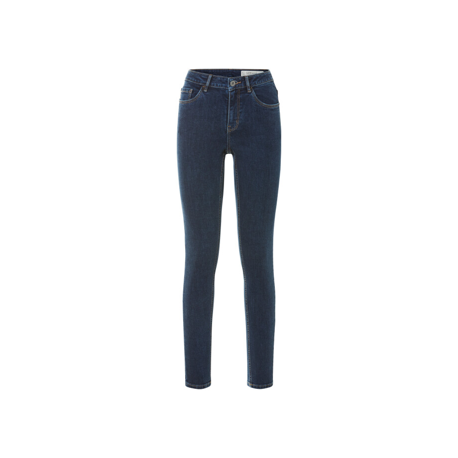 esmara Dames jeans - Super skinny fit (46 (korte lengte), Donkerblauw) afbeelding 1