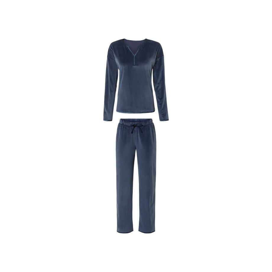 esmara Dames pyjama (Blauw, XS (32/34)) afbeelding 1