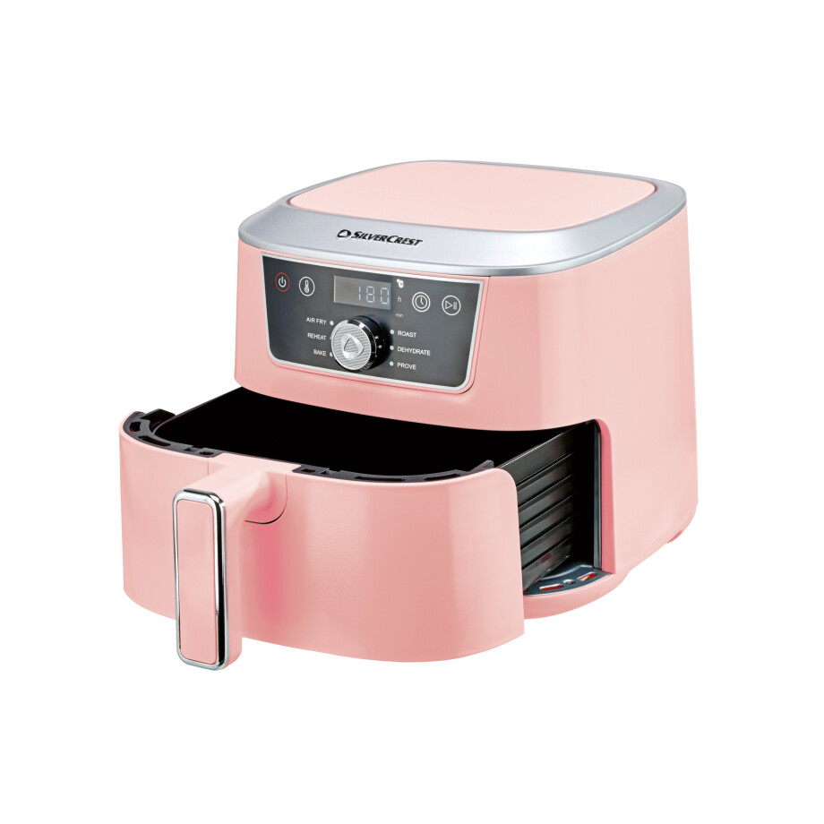 SILVERCREST airfryer 4,7 L, pastelroze SILVERCREST airfryer 4,7 L, pastelroze afbeelding 1