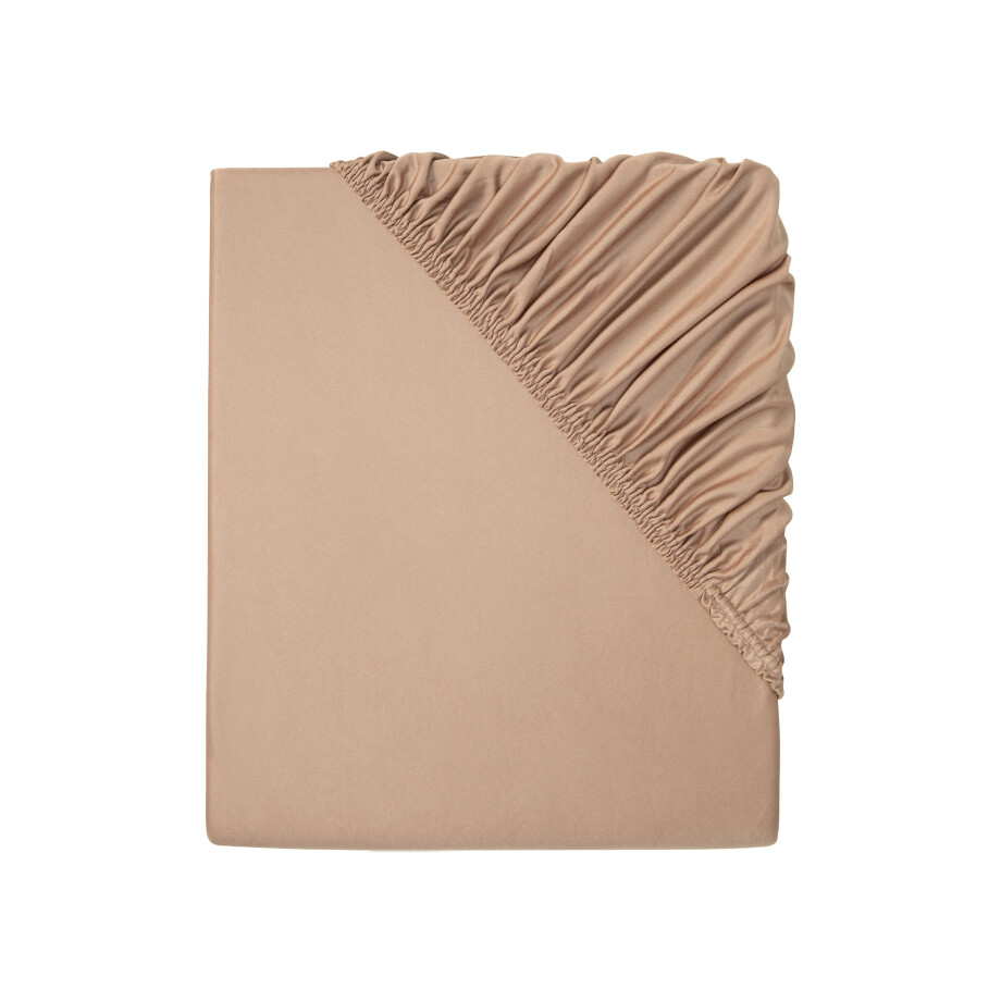 LIVARNO home Microvezel jersey hoeslaken 140-160 x 200 cm (Bruin) LIVARNO home Microvezel jersey hoeslaken 140-160 x 200 cm (Bruin) afbeelding 1