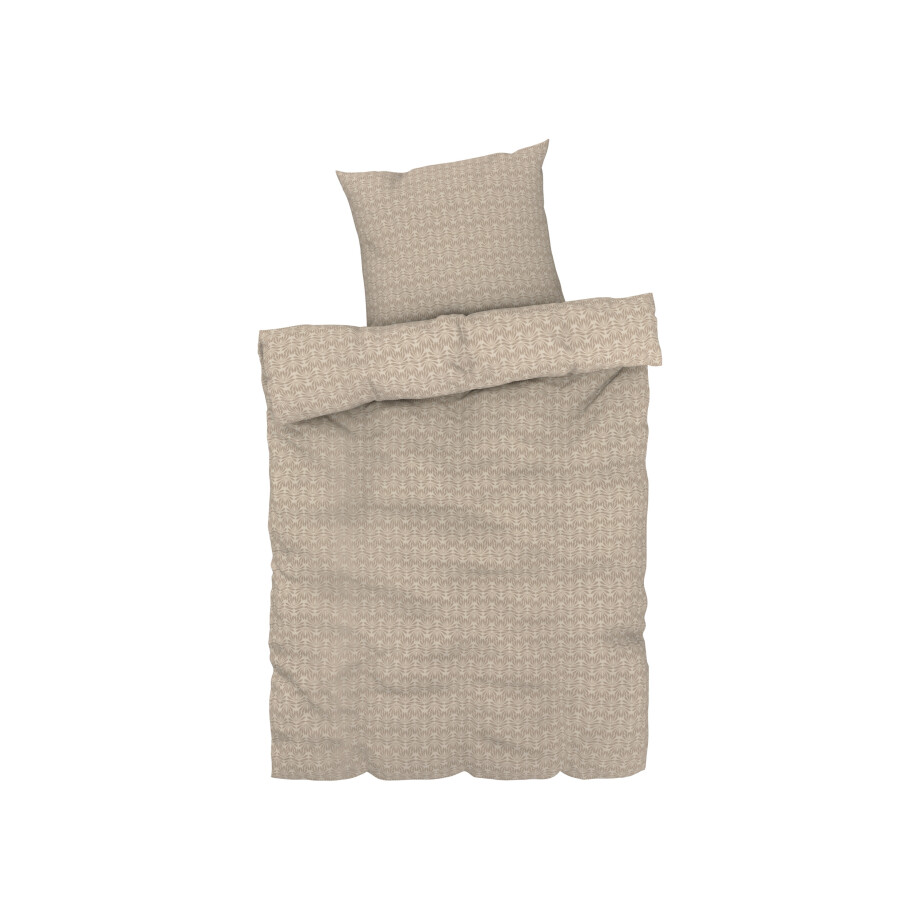 LIVARNO home Dekbedovertrek 140 x 200 cm (ornament beige) afbeelding 1