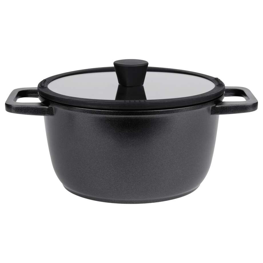 LIVARNO home Aluminium kookpan Ø 24 cm (Zwart) afbeelding 1