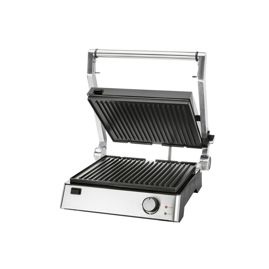 SILVERCREST KITCHEN TOOLS Contactgrill - RVS - 3-in-1 afbeelding 