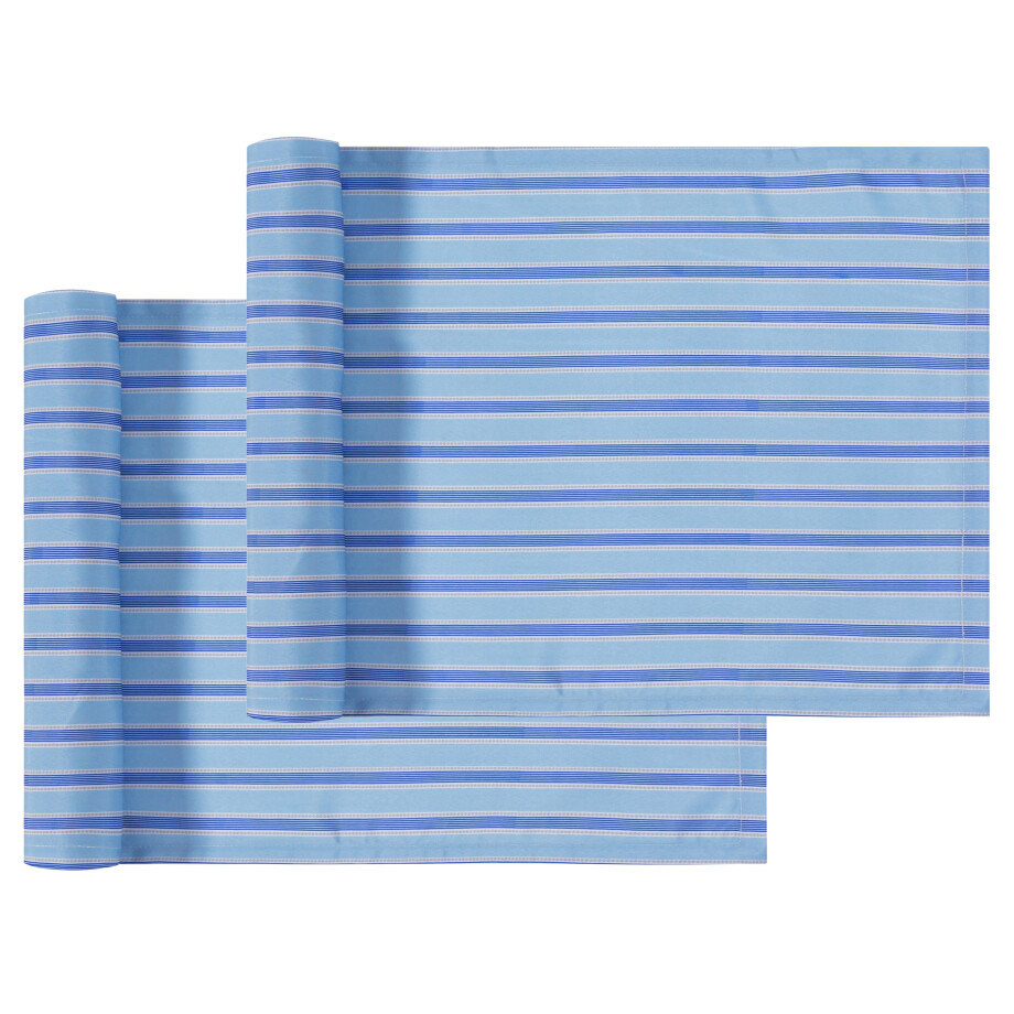 LIVARNO home Tafelkleed of -lopers (Tafelloper, strepen/blauw) afbeelding 1