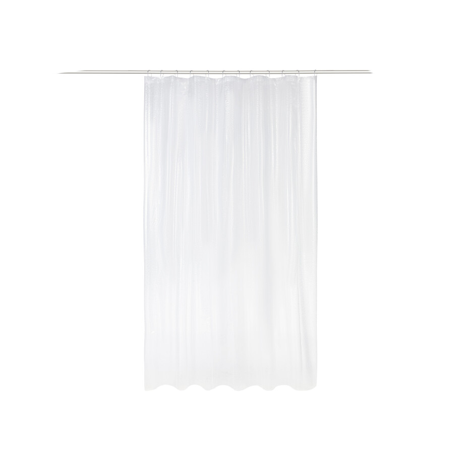 LIVARNO home Douchegordijn 180 x 200 cm (Wit) afbeelding 1