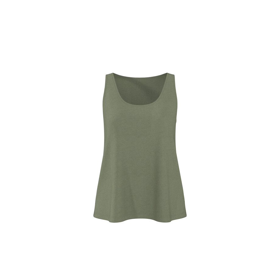 esmara Linnen dames top (Groen, XS (32/34)) afbeelding 1
