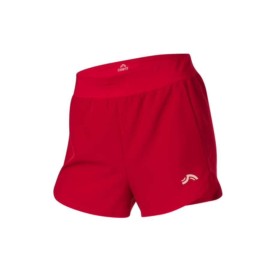 CRIVIT Verkoelende dames sportshort (Rood, L (44/46)) afbeelding 1