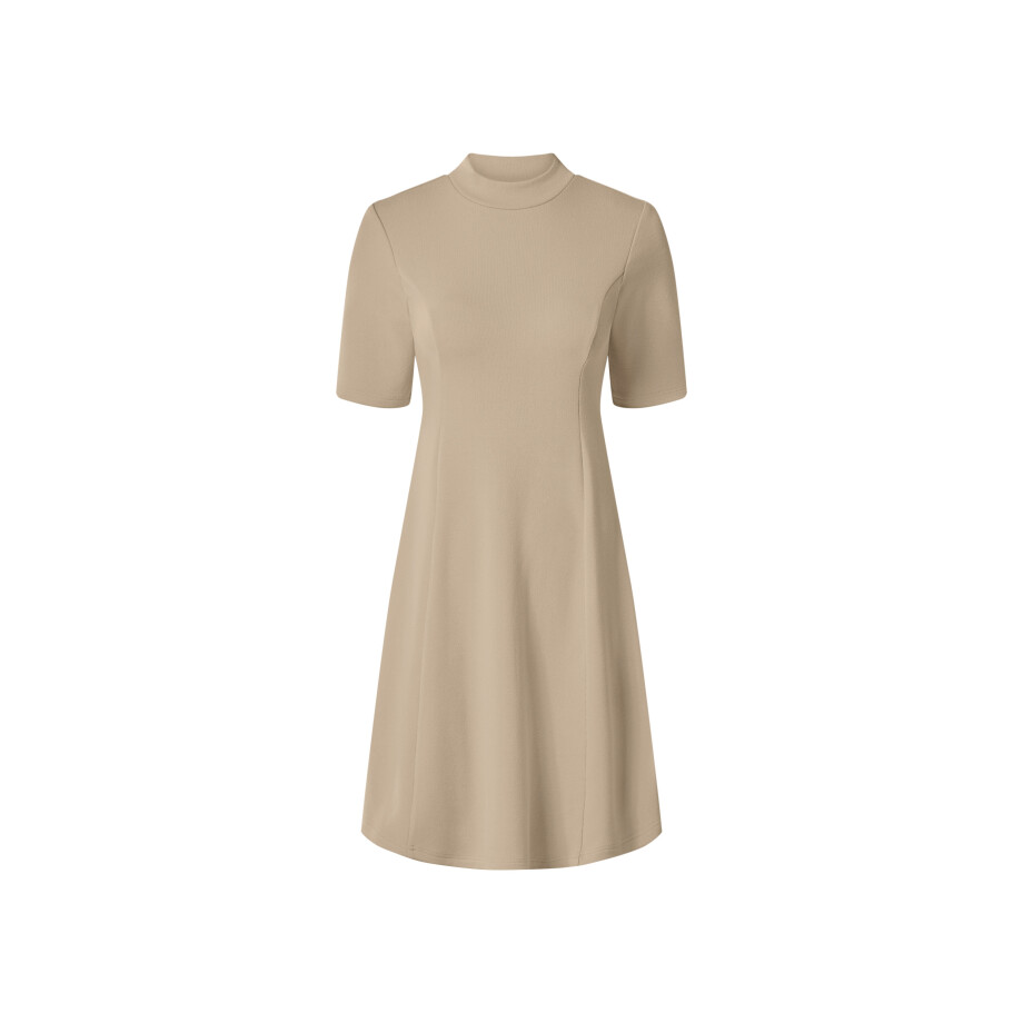 ESMARA Dames gebreide jurk (Beige, S (36/38)) afbeelding 1