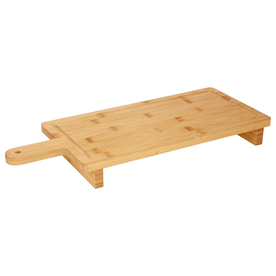 SILVERCREST Bamboe serveerplateau of serveerplank (Serveerplank met pootjes) afbeelding 1